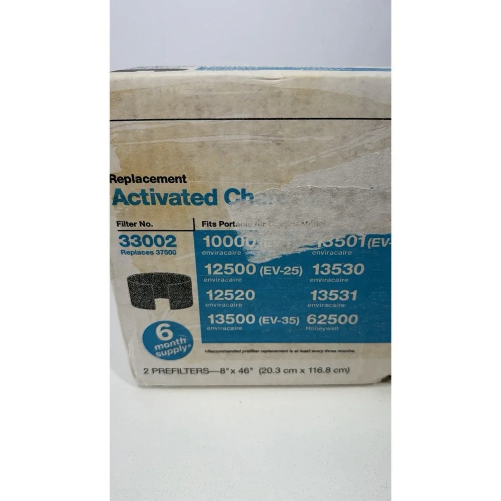Honeywell Replacement Pre-Filter OEM 33002 for Enviracaire 62500 12520 NOS